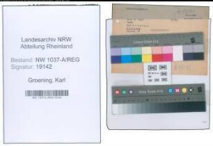 Entnazifizierung Karl Groening , geb. 29.01.1911 (Maurer)