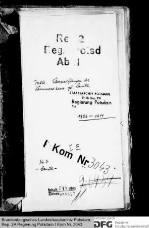 Überprüfungen der Kämmereikasse Baruth