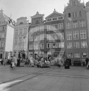 Bürgerhäuser am Langen Markt in Danzig