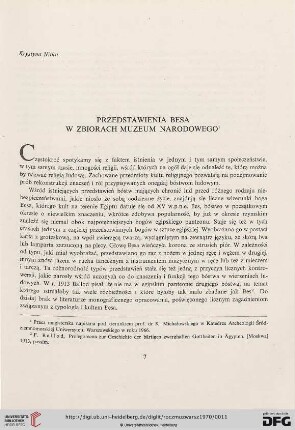 14: Przedstawienia Besa w zbiorach Muzeum Narodowego