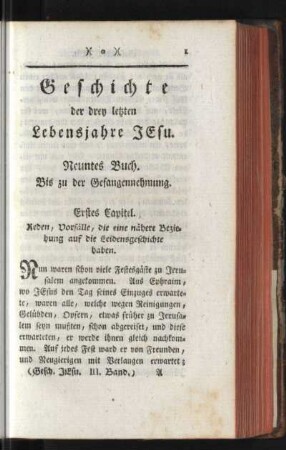Neuntes Buch. Bis zu der Gefangennehmung