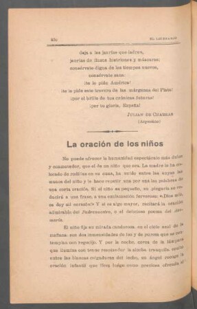 La oración de los niños : [Traducción]