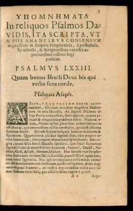 Ypomnēmata In reliquos Psalmos Davidis ...
