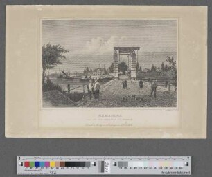 Haarburg Von Der Schlossbrücke Aus Gesehen