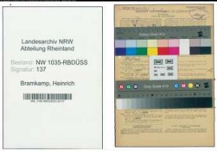 Entnazifizierung Heinrich Bramkamp , geb. 15.11.1895 (Steiger)