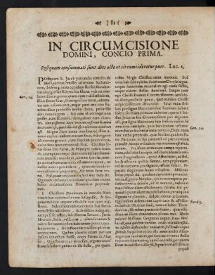 In Circumcisione Domini