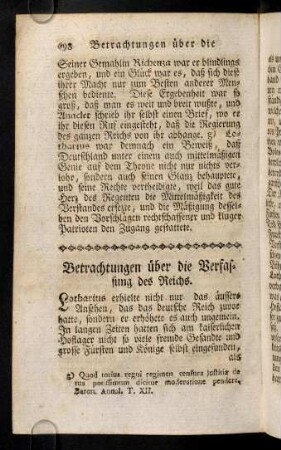 698-707, Lotharius erhielte nicht nur das aeusser Ansehen ...