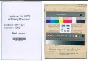 Entnazifizierung Johann Moll , geb. 09.03.1885 (Bahnangestellter)
