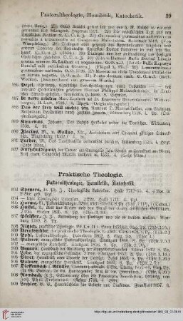 Praktische Theologie (Nr. 893 - 1270)