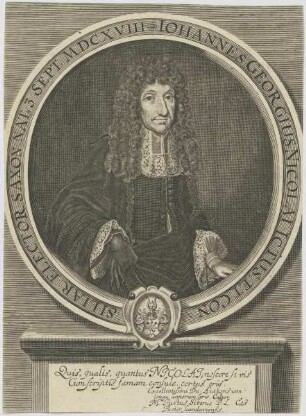 Bildnis des Iohannes Georgius Nicolai