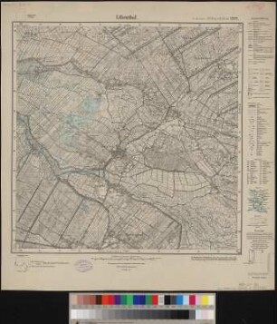 Meßtischblatt 1372 : Lilienthal, 1933 : Lilienthal. - Hrsg. 1899, bericht. 1913. - 1:25000. - [Berlin]: Reichsamt für Landesaufnahme, 1933. - 1 Kt.