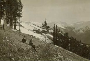 Kitzbüheler Alpen. Blick von der Hütte "Alpenrose" nach Südwesten über das Tal der Windauer Arche hinweg