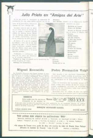 Julio Prieto en "Amigos del Arte"