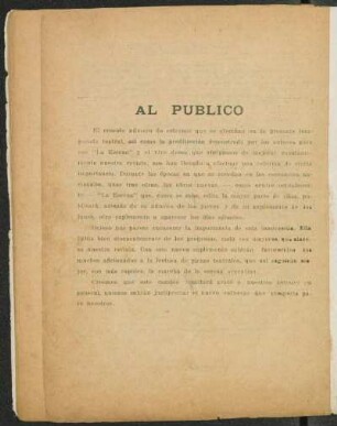 Al público