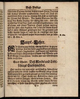 11-23, Haupt-Lehre.