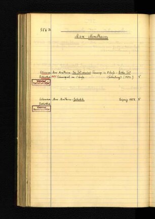 Max Mendheim.