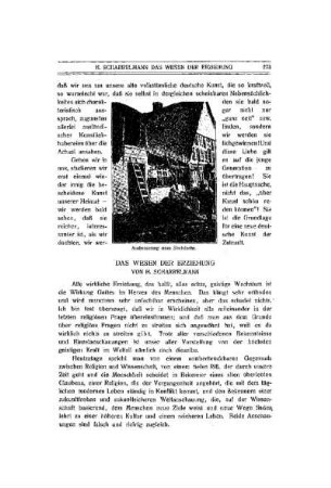 Das Wesen der Erziehung