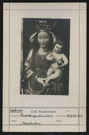 Madonna (Detail) Standort: Trochtelfingen (Hünenstein)