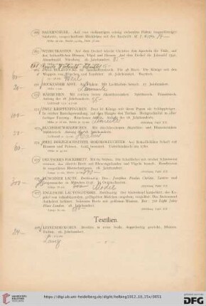 Textilien (Nr. 278-339)