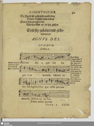 Agnus Dei | Sanctus