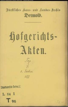 Topp, Bartold gegen Albert von Exter, Meier zu Iggenhausen - Schuldforderung