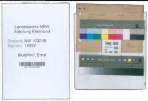 Entnazifizierung Ernst Murdfield , geb. 10.08.1902 (Regierungsrat)