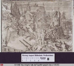 Die Eroberung der Stadt Wesel durch die Niederländer im Jahre 1629.