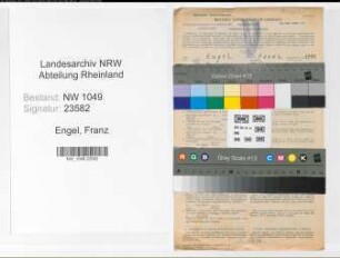 Entnazifizierung Franz Engel , geb. 08.11.1904 (Lokheizer)