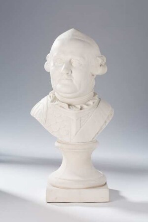 Porzellanbüste: Herzog Ferdinand von Braunschweig