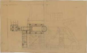 Fischer, Theodor; Köln; Werkbundausstellung, Wandelhalle - Grundriss