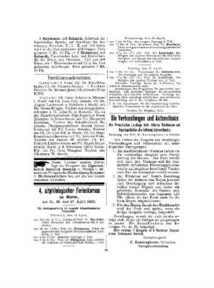 Familiennachrichten