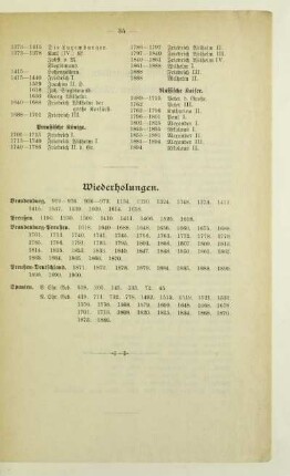 Wiederholungen