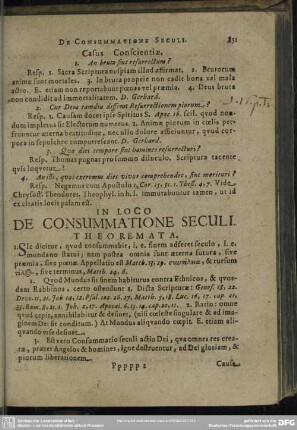 In Loco De Consummatione Seculi