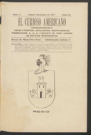 [Escudo de armas de la familia "Recio"]