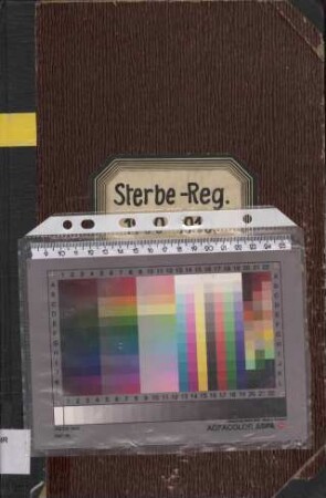 Alphabetische Register des Standesamtes Oelde Sterbefälle von 1900 - 1910