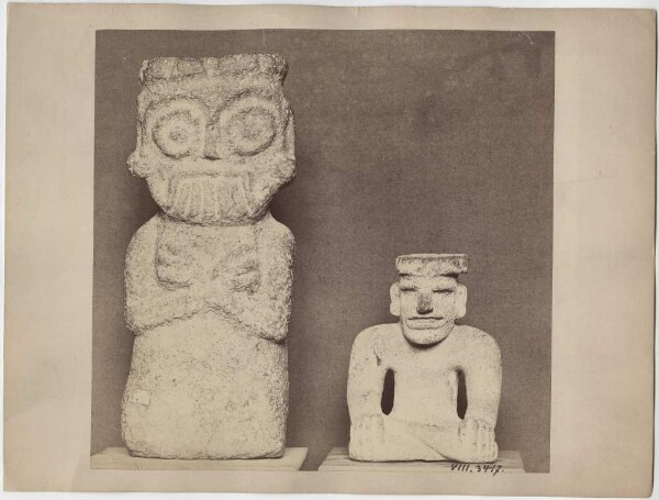 Two stone sculptures from the Uhde Collection