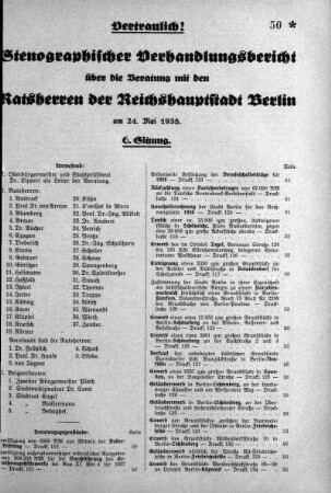 6. Sitzung, 24. Mai 1938
