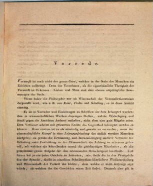 System der Philosophie in tabellarischer Übersicht