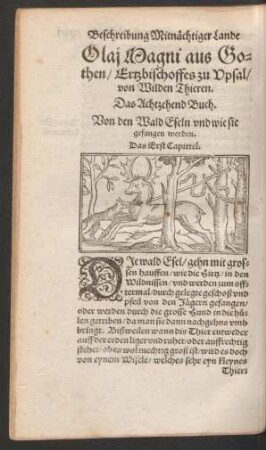 Olai Magni ... von Wilden Thieren. Das Achtzehend Buch.