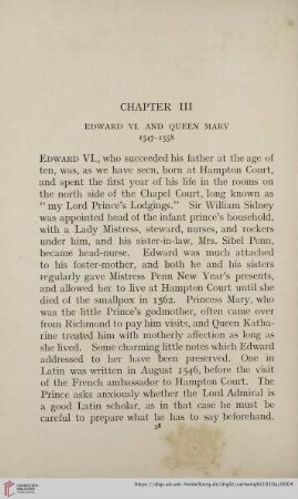 Chapter III: Edward VI. and Queen Mary