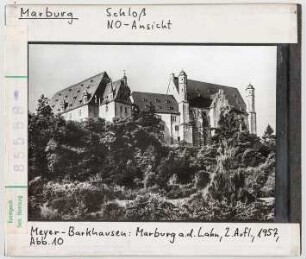 Marburg: Schloss, Nordost-Ansicht