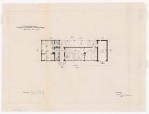 Haus Haag, Stuttgart: Grundriss EG 1:100