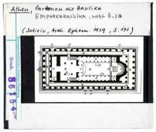 Athen: Parthenon als Basilika