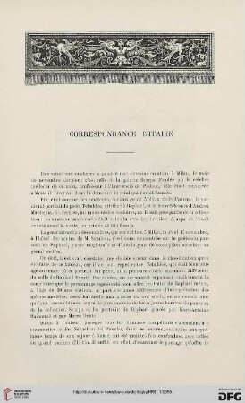 3. Pér. 15.1896: Correspondance d'Italie
