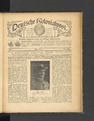 Nr. 5. Mai 1908. III. Jahrg.