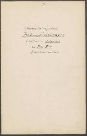 Stroh, Friedrich, Druckereibesitzer Wohnhausanbau