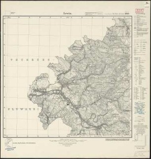 Meßtischblatt 3242 : Lewin, 1919 : Lewin. - Hrsg. 1883, bericht. 1919. - 1:25000. - [Berlin]: Reichsamt für Landesaufnahme, 1919. - 1 Kt.