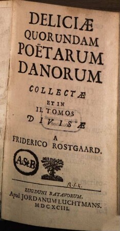 Deliciae Quorundam Poetarum Danorum, 1