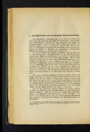 9. Das Physikalische und das Chemische Staatslaboratorium.
