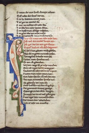I- Initiale; (Buch 1)